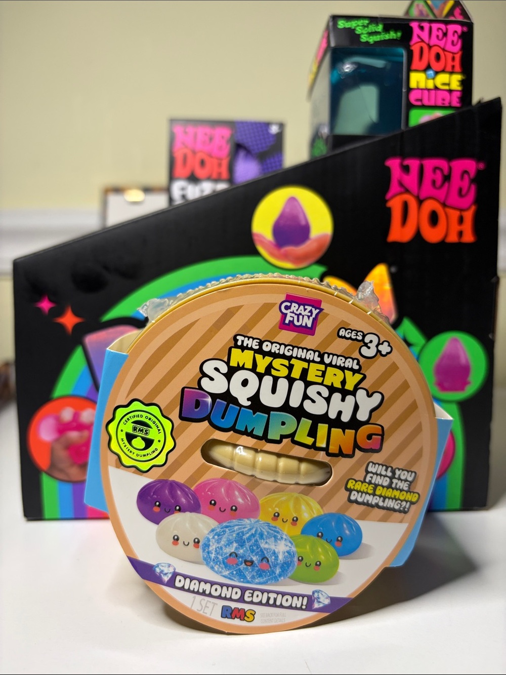 💎🥟 RMS Mystery Squishy Dumpling – Diamond Edition!